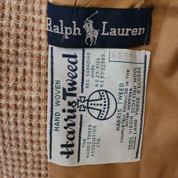Vintage Ralph Lauren Equestrian Inspired Harris Tweed Blazer - Picture 3 of 15